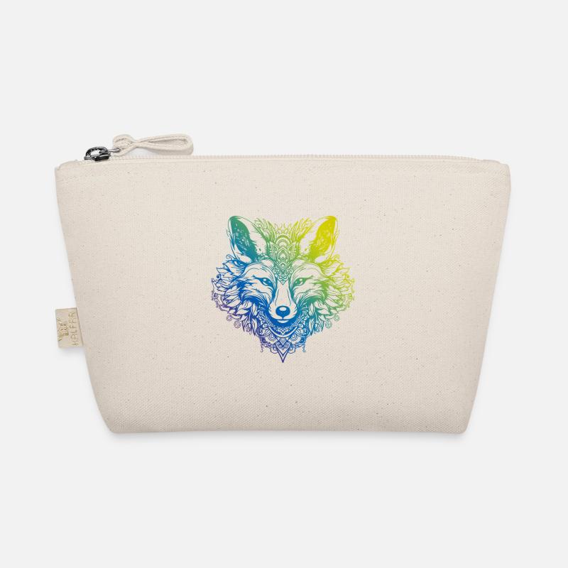 Fuchs Mandala Boho Bio-Täschchen