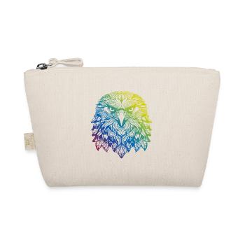 Adler Mandala Boho - Bio-Täschchen - Natur - Vorne