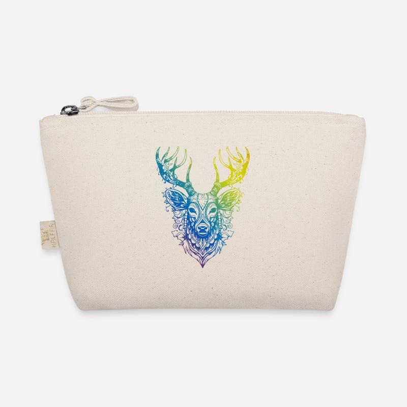 Cerf Mandala Boho Trousse biologique