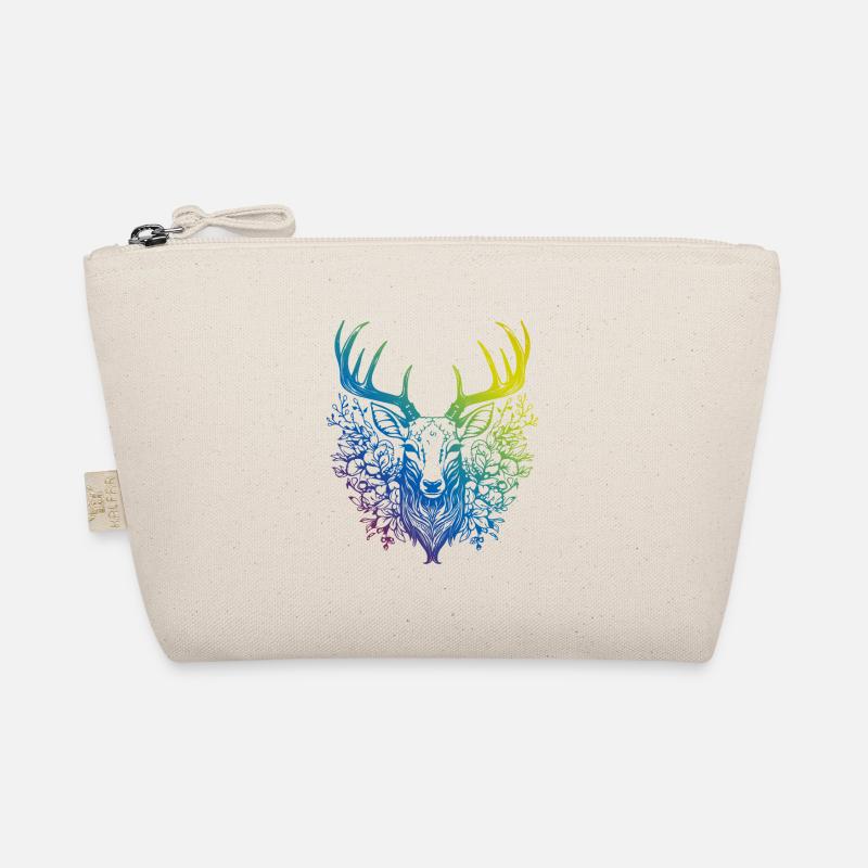 Cerf Mandala Boho Trousse biologique