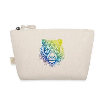 Tiger Mandala Boho - Bio-Täschchen - Natur - Vorne