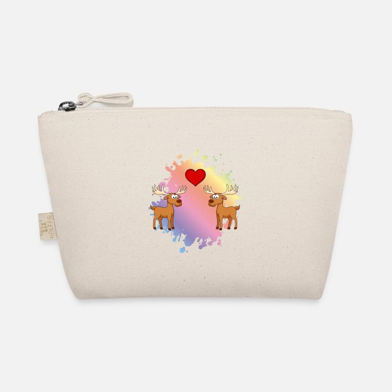 Amour d’un couple comique d’orignal Trousse biologique