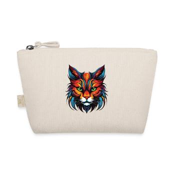 Tête de portrait de chat - Trousse biologique - nature - Devant