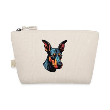 Portrait de chien doberman - Trousse biologique - nature - Devant