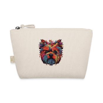 Yorkshire Terrier Hund Portrait - Bio-Täschchen - Natur - Vorne