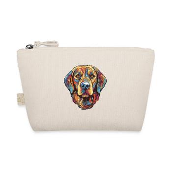 Labrador Hund Portrait - Bio-Täschchen - Natur - Vorne