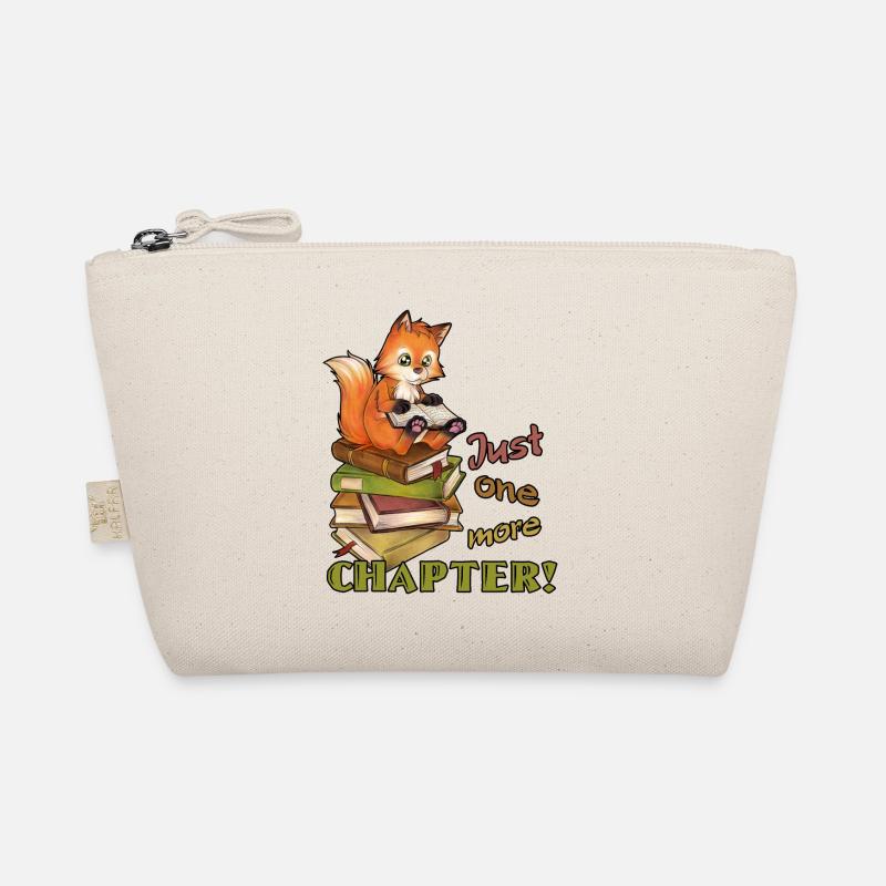Just one more chapter - süßer Lesefuchs - Geschenk - Bio-Täschchen - Natur