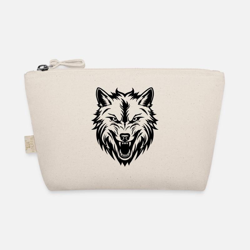 Wolf Head Organic Pouch