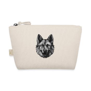 German Shepherd Dog Portrait Animal - Organic Pouch - nature - Front