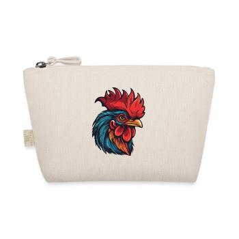 Rooster Portrait - Organic Pouch - nature - Front