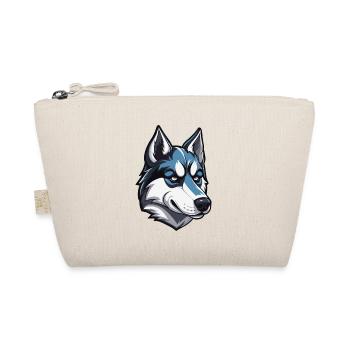 Tête de chien Husky - Trousse biologique - nature - Devant