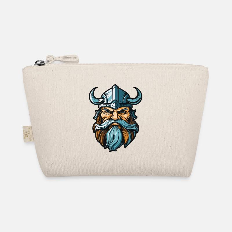 Viking Head Warrior Organic Pouch