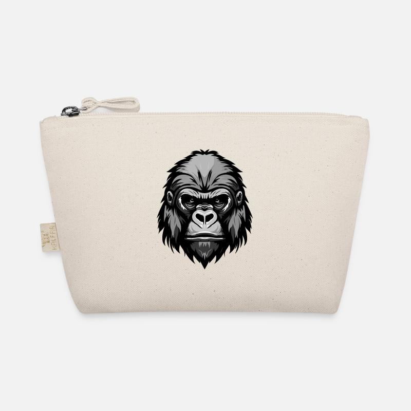 Gorilla Head Organic Pouch