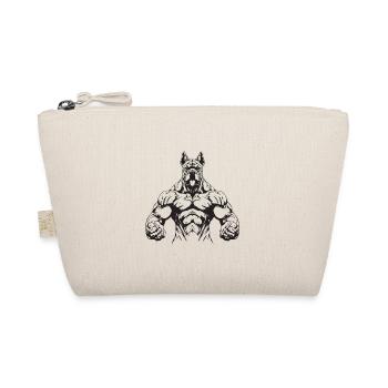 Dog Muscles Workout Gym - Organic Pouch - nature - Front