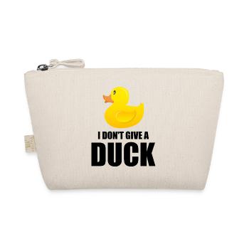 I don't give a Duck - Organic Pouch - nature - Front