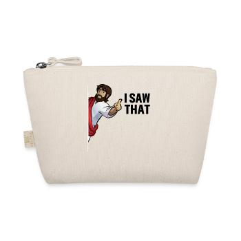 I saw that Jesus - Organic Pouch - nature - Front