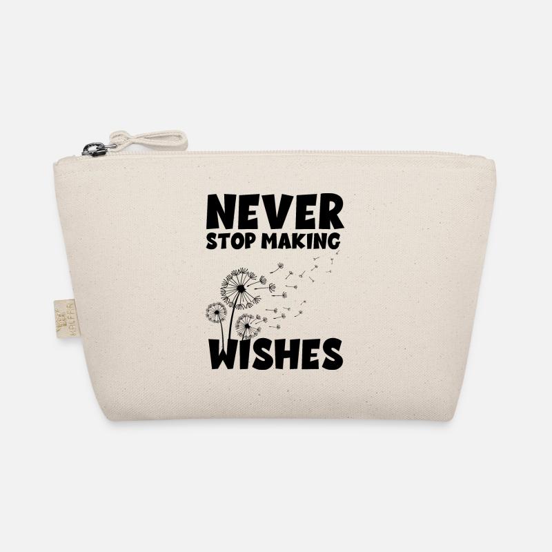 Never stop making Wishes Bio-Täschchen