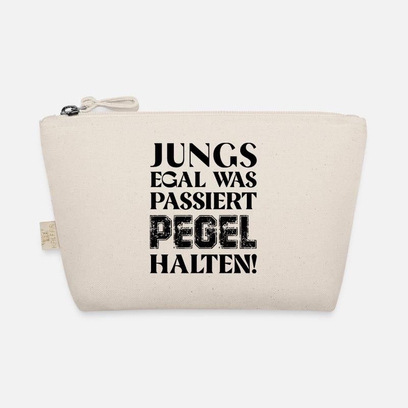 Jungs egal was passiert Pegel halten Bier Alk Bio-Täschchen