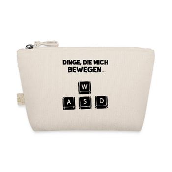 Dinge die mich bewegen Zocker IT Computer Nerd - Bio-Täschchen - Natur - Vorne