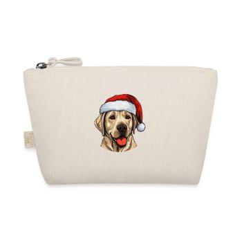 Labrador chien Portrait Noël - Trousse biologique - nature - Devant