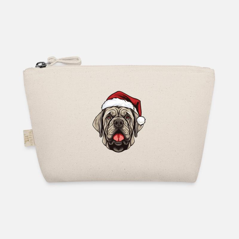 Mastiff Chien Portrait Noël Trousse biologique