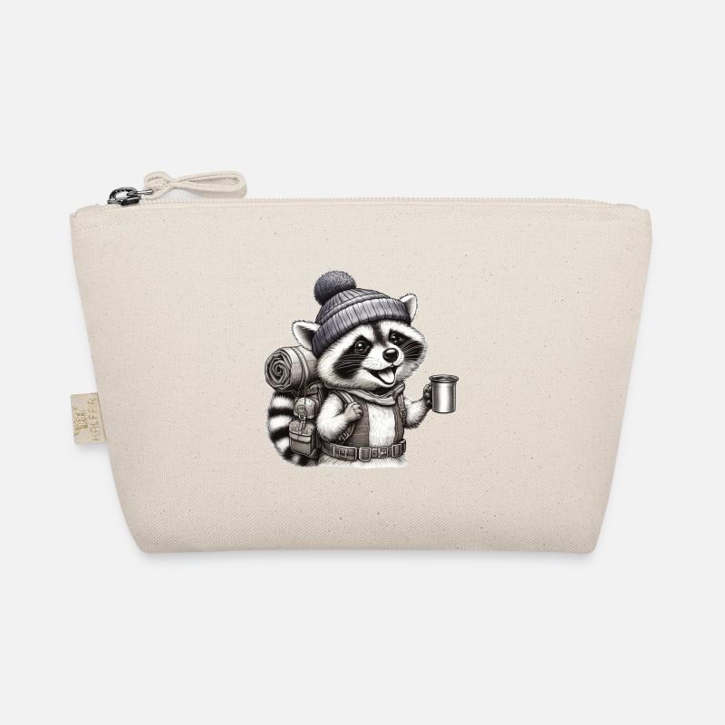 Backpacker Waschbär Bio-Täschchen