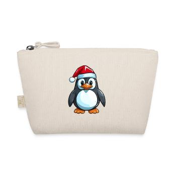 Pingouin Bande Dessinée Mignon Noël Bébé Noël - Trousse biologique - nature - Devant
