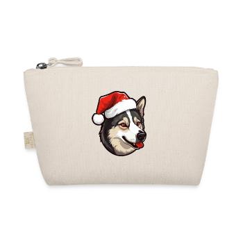 Akita Dog Christmas Funny Xmas - Organic Pouch - nature - Front