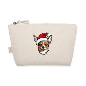 Chihuahua Dog Christmas Funny Xmas - Organic Pouch - nature - Front