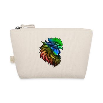 Rooster Portrait Colorful - Organic Pouch - nature - Front