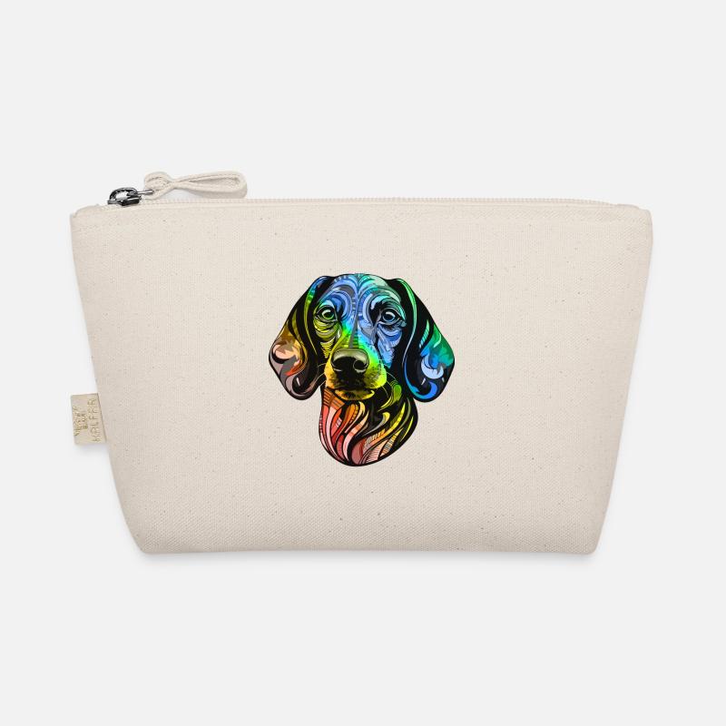 Teckel Tête De Chien Teckel Coloré Trousse biologique
