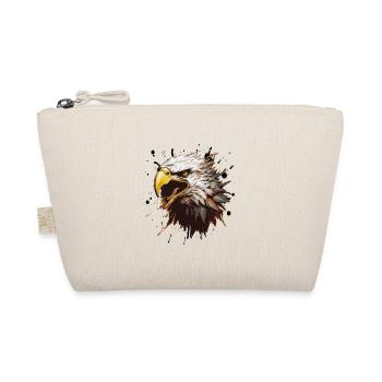 Eagle Head Portrait Motivation Animal - Organic Pouch - nature - Front