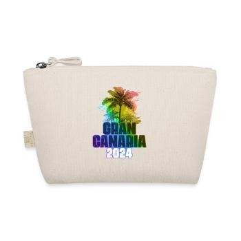 Gran Canaria 2024 Holiday Palm Trees Colorful - Organic Pouch - nature - Front