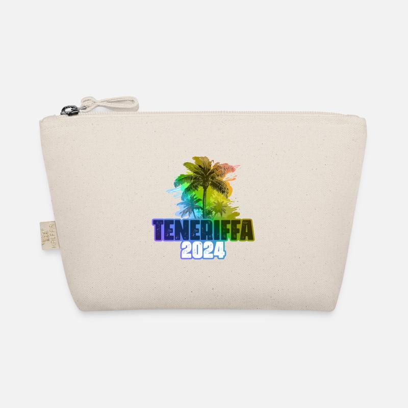 Teneriffa 2024 Urlaub Palmen Bunt Bio-Täschchen
