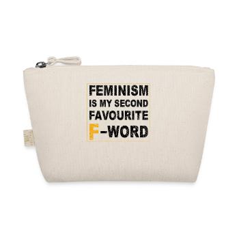 Feminismus ist mein zweitliebstes F-Wort - Bio-Täschchen - Natur - Vorne
