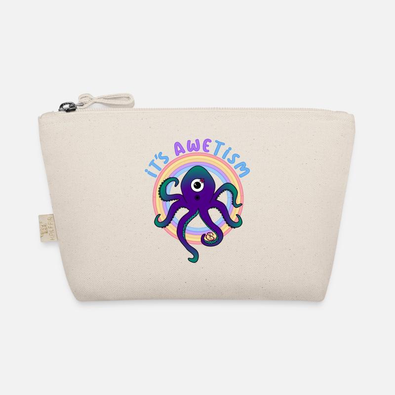 Awesome With Autism - Bio-Täschchen - Natur