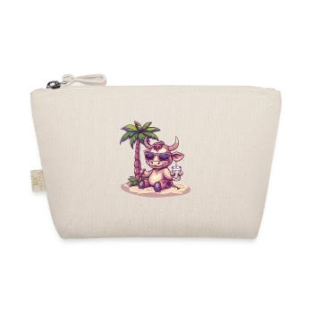Taurus Summer Beach Vacation - Organic Pouch - nature - Front