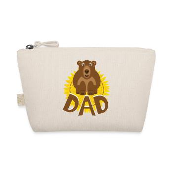 DAD mit Blume in gelb, ein liebes Dankeschön. - Bio-Täschchen - Natur - Vorne