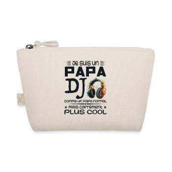 Papa DJ - Cadeau Papa Dj - Trousse biologique - nature - Devant