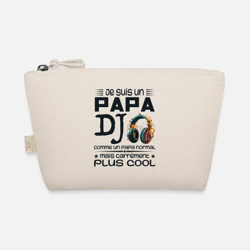 DJ Dad - Papa DJ Geschenk - Bio-Täschchen - Natur