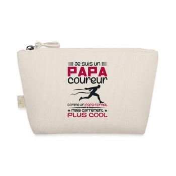 Je Suis Un Papa Coureur Marathon - Trousse biologique - nature - Devant
