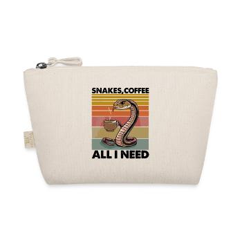 Drôle Snake Art Serpent Café Reptiles - Trousse biologique - nature - Devant