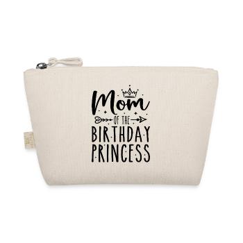 Mama Des Geburtstags Prinzessin Mädchen Lustiger Geburtstag - Bio-Täschchen - Natur - Vorne