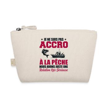 I'm Not Addicted To Fishing | Fisherman Gift - Organic Pouch - nature - Front