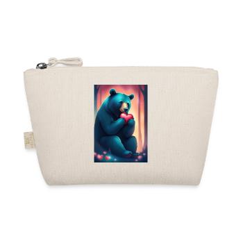 Mommy bear - Organic Pouch - nature - Front
