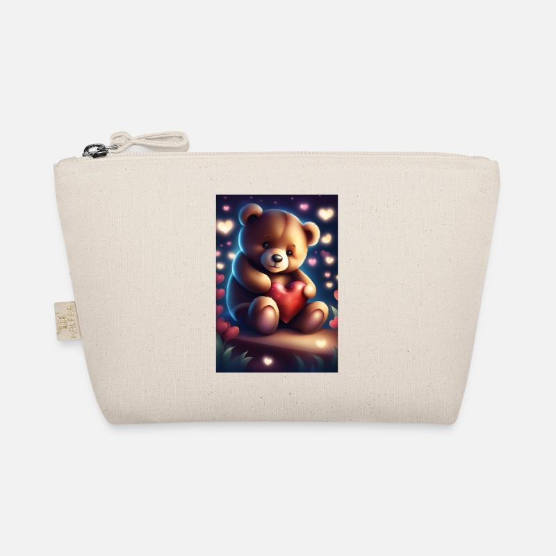 Adorable teddy bear Organic Pouch
