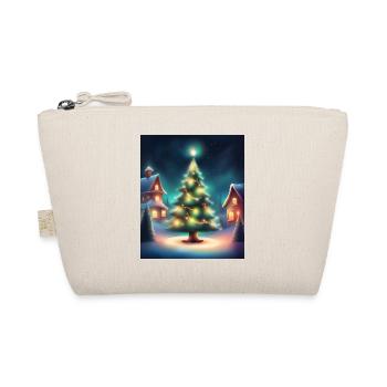 Santa Claus village - Organic Pouch - nature - Front