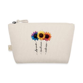 Summer Flowers Flower Inspiration Motivational Saying - Organic Pouch - nature - Front