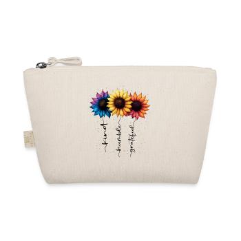 Summer Flowers Flower Inspiration Motivational Saying - Organic Pouch - nature - Front