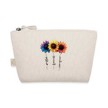 Summer Flowers Flower Inspiration Motivational Saying - Organic Pouch - nature - Front